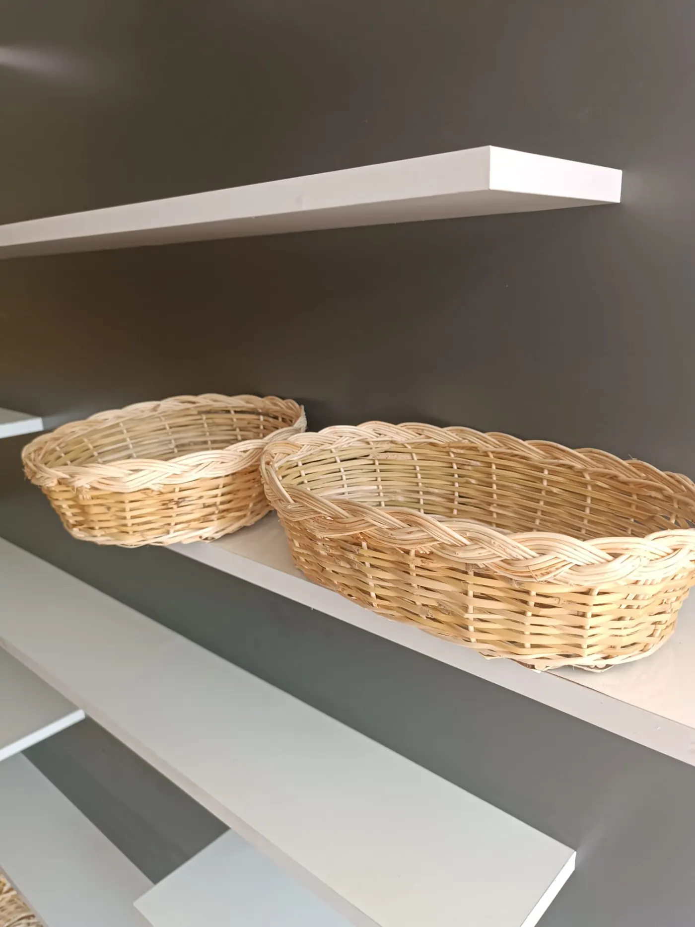 Oval Wicker Bread Basket, image 4 of 4